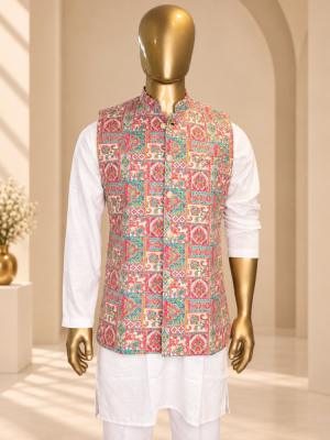 Blush Pink Riwaayat Sequin Embroidered Koti