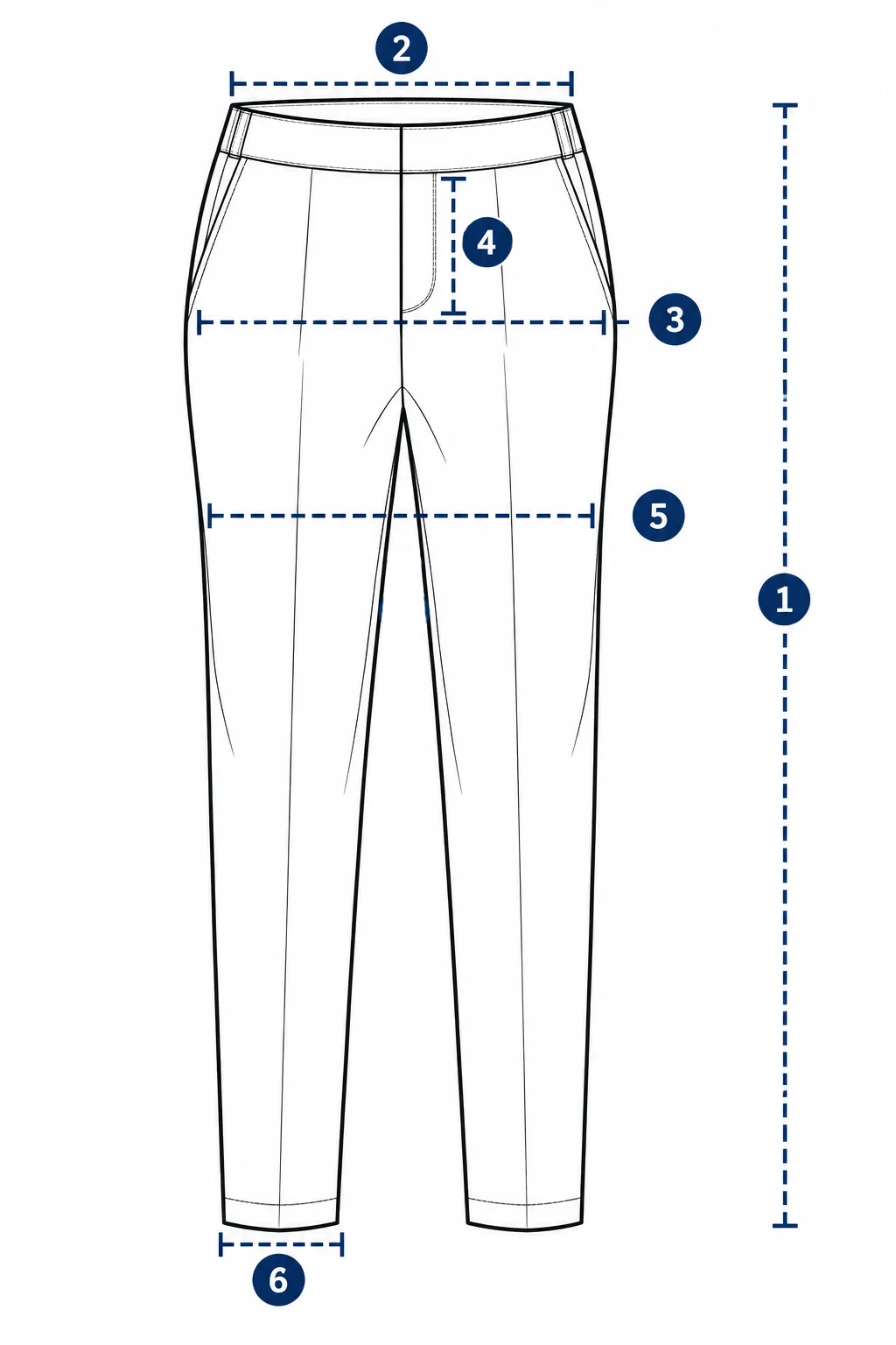 Pant measurement guide